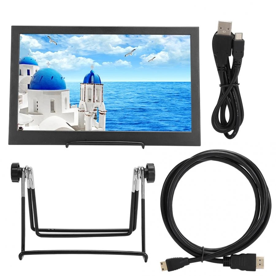 lcd monitor small 14 Inch Portable Slim Monitor 16:9 1366x768 HD